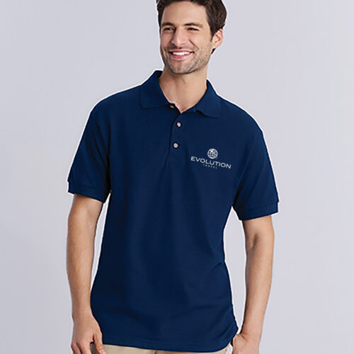 Evolution Embroidered Polo (Navy)