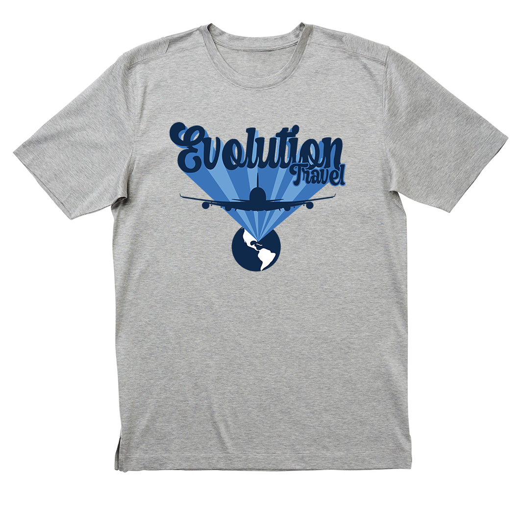2022 Evo Convention Blue SkyLife Heather Tee (3XL Only)