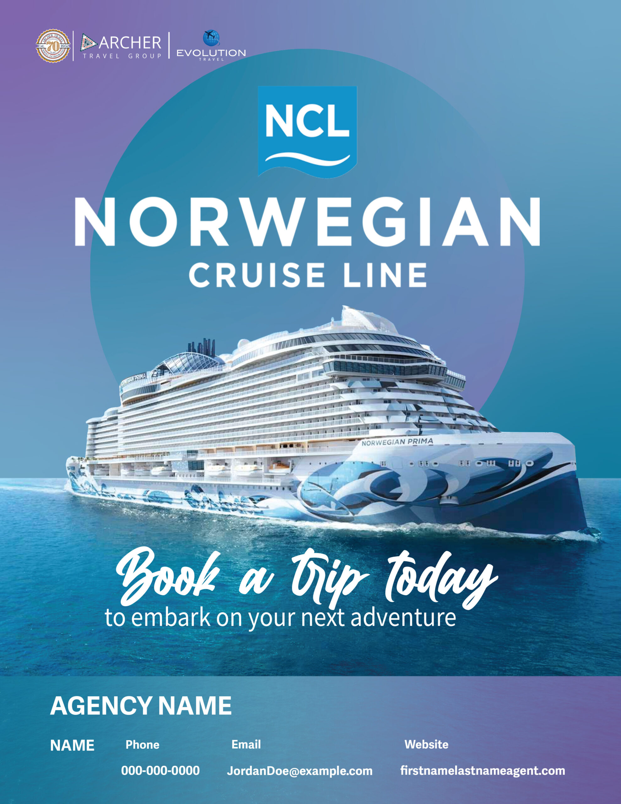 ncl brochures travel agents