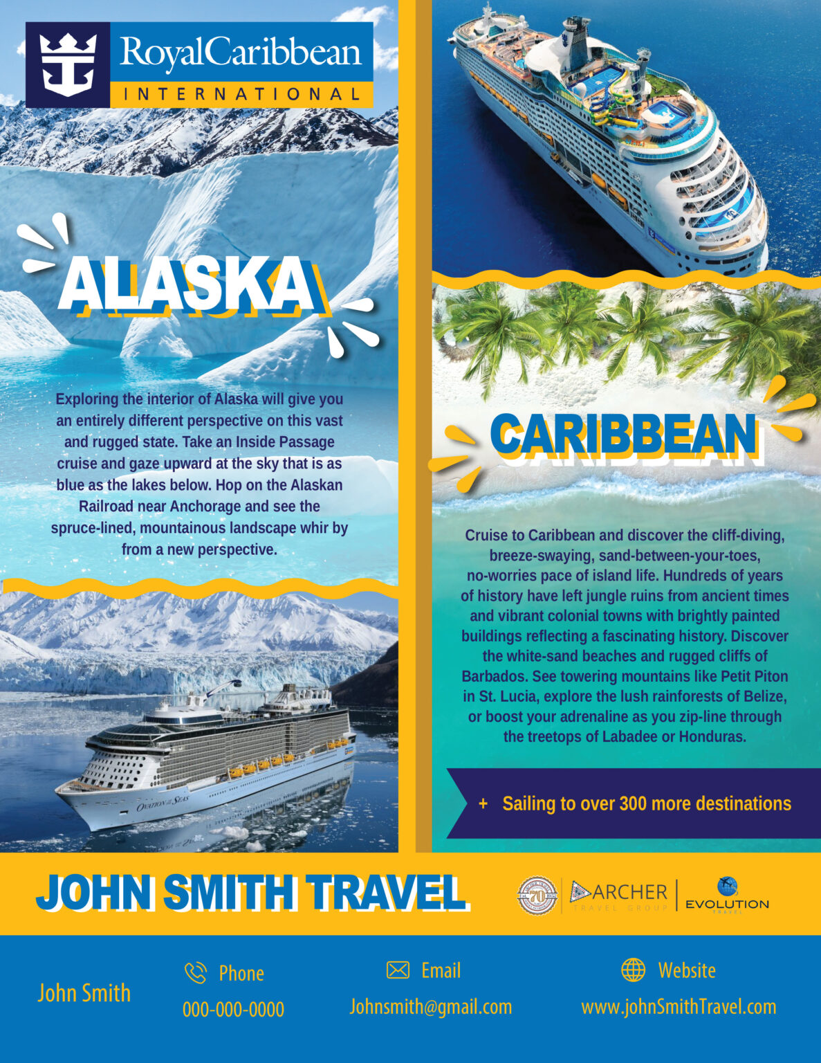 Royal Caribbean Cruises 2025 All Inclusive Flights